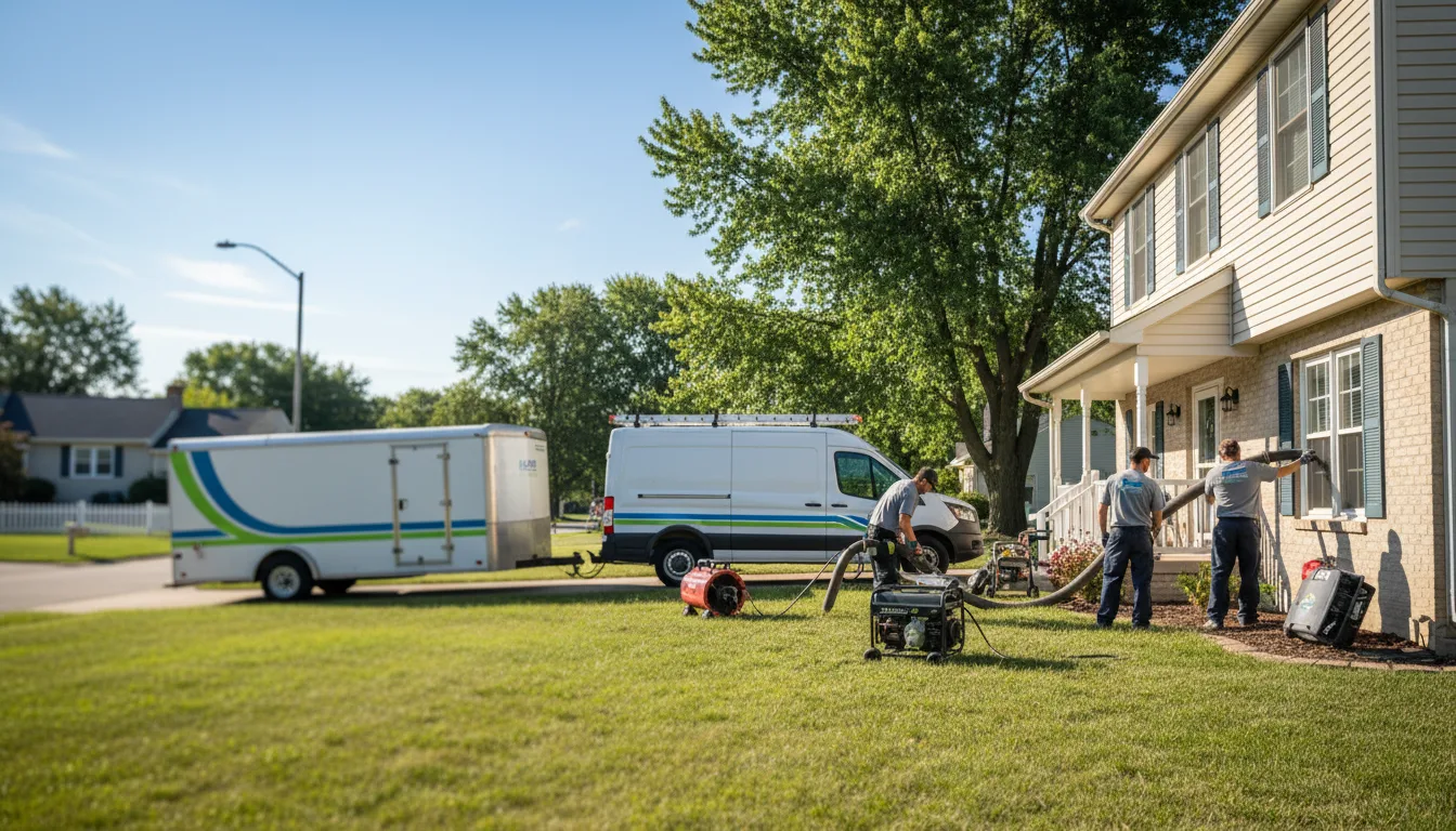 Flooded Basement Restoration And Cleanup With Repair in Union Furnace, OH near me